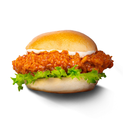 Spicy Drip Dip Chicken Burger