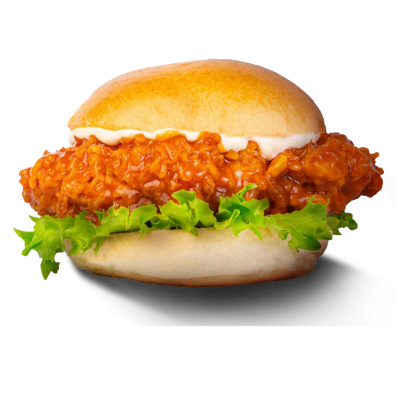 Spicy Drip Dip Chicken Burger Meal